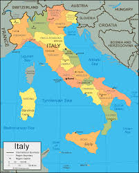 There are five provinces in campania. Italy Map And Satellite Image