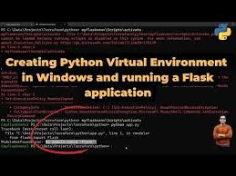 creating a python virtual environment