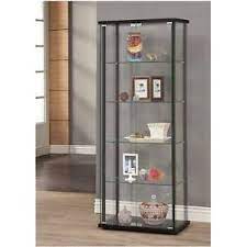 glass cabinet storage furniture shelves