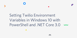 setting twilio environment variables in