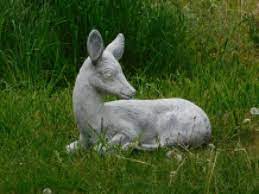 Statue Of A Deer Lying Down Solid