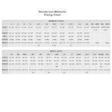 Henderson Wetsuit Size Chart Related Keywords Suggestions