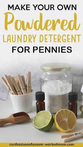 powdered laundry detergent