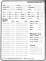 Aedan Janelle Rpg Character Sheets