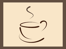 coffee cup logo template vector art