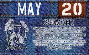 People born on june 20 belong to the gemini zodiac sun sign. May 20 Zodiac Horoscope Birthday Personality Sunsigns Org