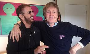 Als drummer der beatles wurde richard starkey alias ringo starr zum weltstar. Paul Mccartney And Ringo Starr Come Together For Musical Collaboration The Beatles The Guardian