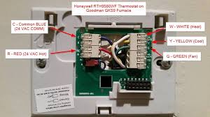 Won't lite up the thermo. Diy Installation Honeywell Wifi Thermostat Rth9580wf And He280 Humidifier Diyable Com