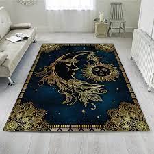 moon mandala area rug home decor