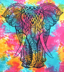 Buy Multi Color Elephant Mandala