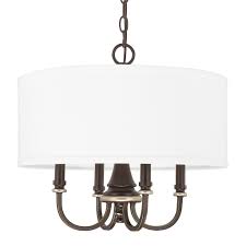 Searching for the best lights to match my delta champagne bronze faucets and hardware became quite a tricky task. 19 W Asher 4 Light White Drum Pendant Champagne Bronze Finish On Sale Overstock 11685406