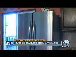 rust on stainless steel appliances