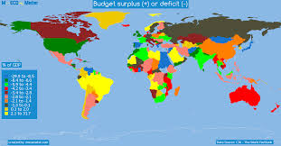 Budget Surplus Or Deficit By Country
