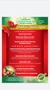 Raglan road irish pub & restaurant at disney springs announced its christmas dinner menu as well as black friday weekend deals that will be at the shop for ireland boutique! Healy Macs Irish Bar Penang Christmas Is Just Around The Corner Wishing You Joy Peace And Most Important Of All Love Book Today Or Before 22 Dec 2020 Traditional Christmas Dinner Facebook