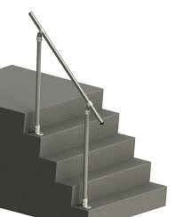 Upper mounting bracket attach adjacent to garage or door entry. Variable Angle Handrail Kit Floor Mounted Buy Online Simplified Building