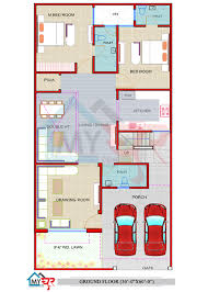 30x60 1800 Sqft Duplex House Plan 2