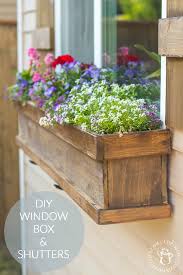 diy window box and shutters catz in