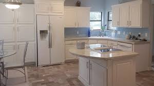 painted white washed cabinets white
