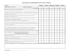 Facility Preventive Maintenance Checklist Template Schedule Format