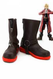 Fullmetal Alchemist Edward Elric cosplay shoes anime boots - AliExpress