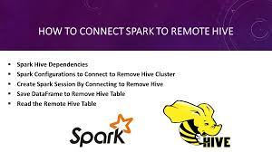 how to connect spark to remote hive