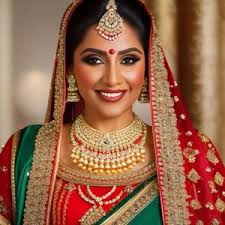 indian bride dress jewelry face swap
