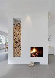 Interior Scandinavian Fireplace