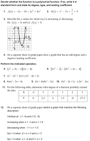 Answer 1 12 Just The Answers And Graph