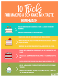 How do you make box cake mix taste homemade?