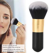 powder makeup brush flat kabuki brush