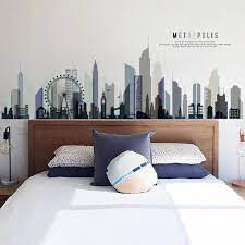 City Skyline Wall Decals Wall Decals