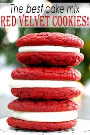 We would wait all year for the holidays to roll around so we could enjoy these little treats. Red Velvet Cookies Kitchen Gidget