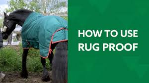 a horse blanket with nikwax rug proof