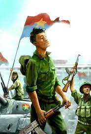 Ảnh vẽ về Quân đội nhân dân Việt Nam - Nhật Ký Bão Lửa - Truyền cảm hứng  cho giới trẻ