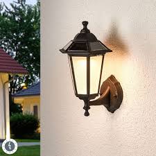 Classic Outdoor Lamp Black Lantern Incl