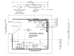 Accessible Unisex Bathroom Plan Free