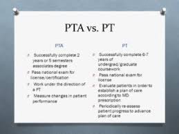 dpt or pt and pta what does it mean