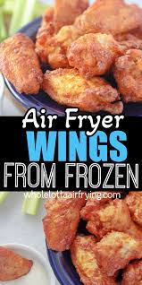 tyson frozen en wings in air fryer