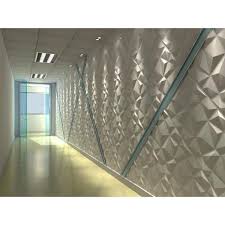 white decorative pvc 3d wall panels in