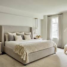 cream and gray bedroom colors design ideas