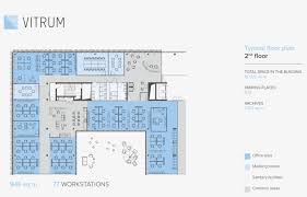 office building floor plan atrium