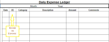 Free Printable Daily Expense Ledger And February Finance
