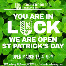 How much do you know about march? St Patrick S Day Trivia Night Kochendorfer Brewing Co
