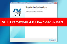 net framework 4 0 install for