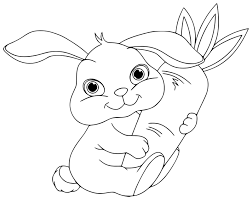 Tổng hợp các bức tranh tô màu con Thỏ đẹp và dễ thương cho bé