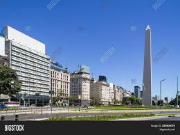 The obelisco stands tall in the center of buenos aires. Obelisco Buenos Aires Image Photo Free Trial Bigstock
