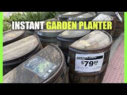 Garden Planters Made From Oak Whiskey