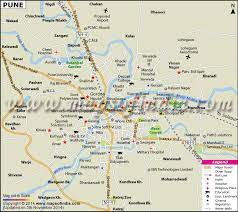 pune map maharashtra city information