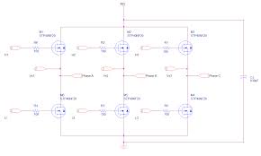 48v brushless motor controller circuit