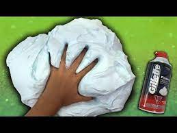how to make fluffy slime with shaving